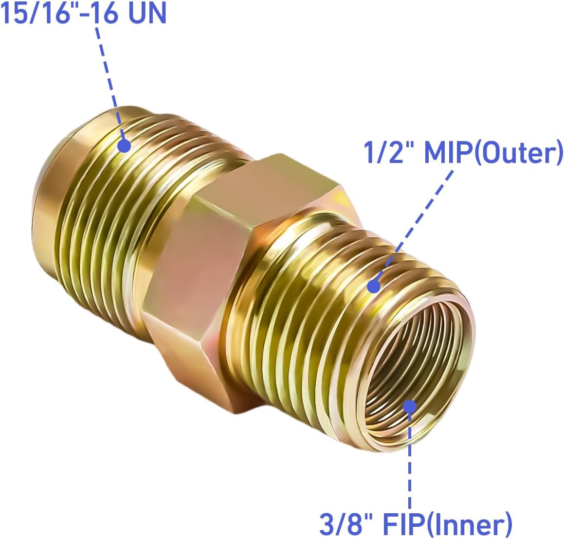 Solimeta 48" Flexible Gas Line Kit for Dryer, Stove, Gas Appliance Connector Kit, Gas Connector Hose