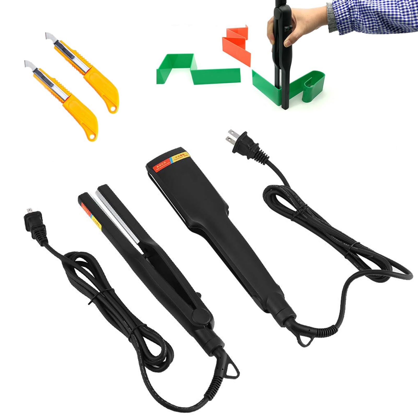Máquina de corte acrílico y dobladora manual para crear rotulación exterior en PVC