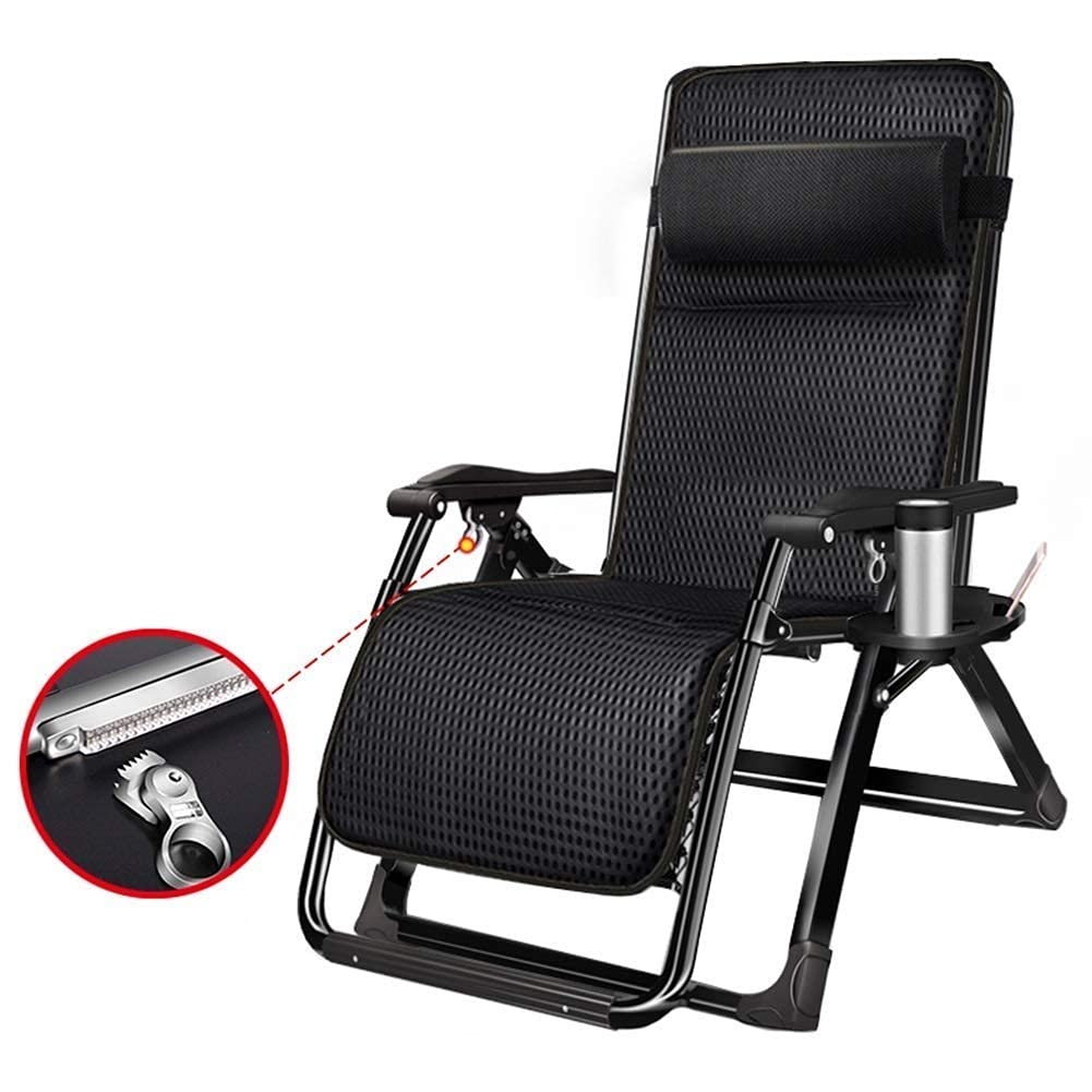 Chaise Pliante Zéro Gravité pour des Après-midis Détente au Patio