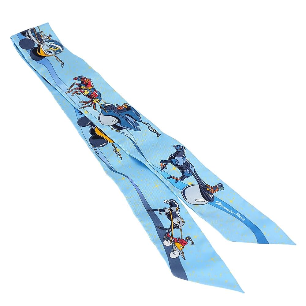 エルメス ツイリー Space Derby スペースダービー スカーフ シルク エルメス ツイリー スペースダービー Space Derby シルク 馬