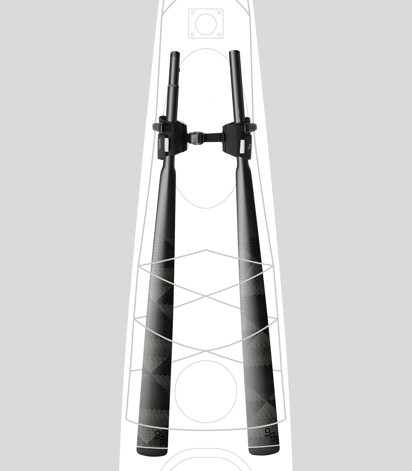 Gearlab Paddle Clutch, Spare Paddle Holder/Storage, Deckhand, Quick Access Kayak Hatch