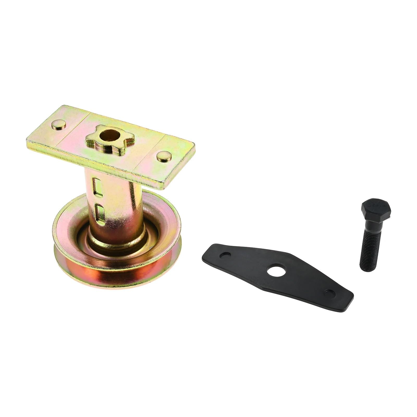 Muebles para el hogar 687-02528 Cuchilla para cortacésped con polea apta para tractor TB230 accionamiento de 25 mm