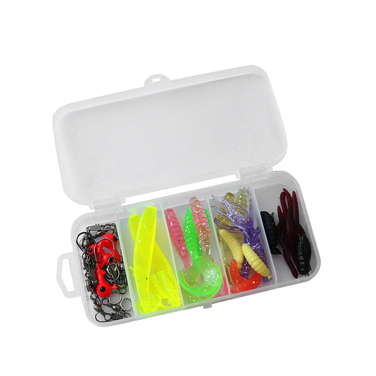 LOVIVER Ensemble Canne à Pêche Enfant Moulinet Télescopique Portable avec Boîte à Leurres Poignée Antidérapante Sac de Rangement pour Initiation Pêche Enfants