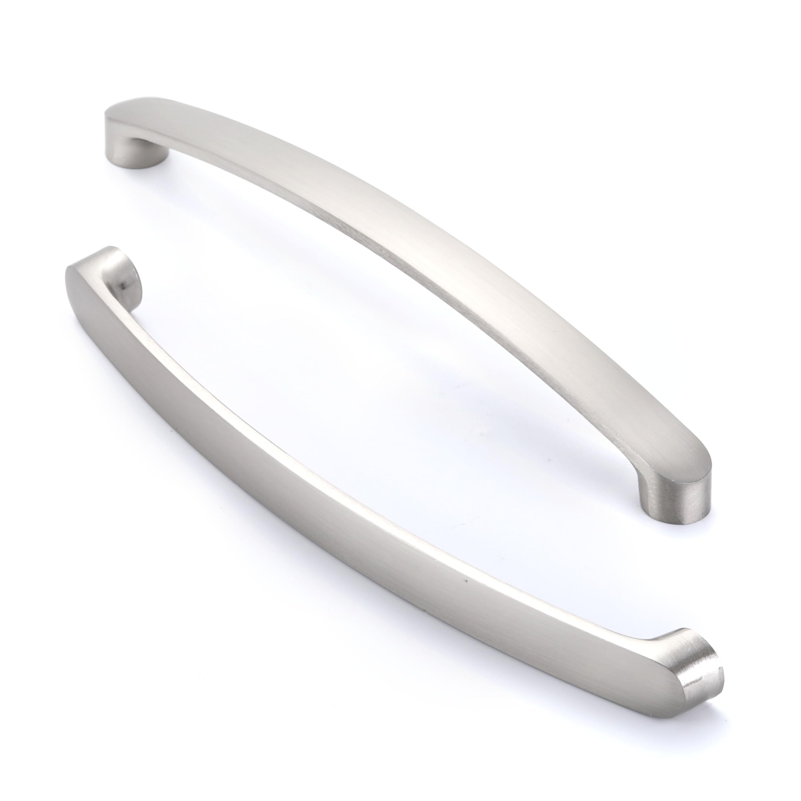 Jnrfty Sliver Pack Of 10 Cabinet Pulls,Aluminum Alloy Drawer Pulls,Hardware Drawer Pulls Cabinet Door Handles For Home Kitchen Door Drawer Cabinet Hole Center 160Mm