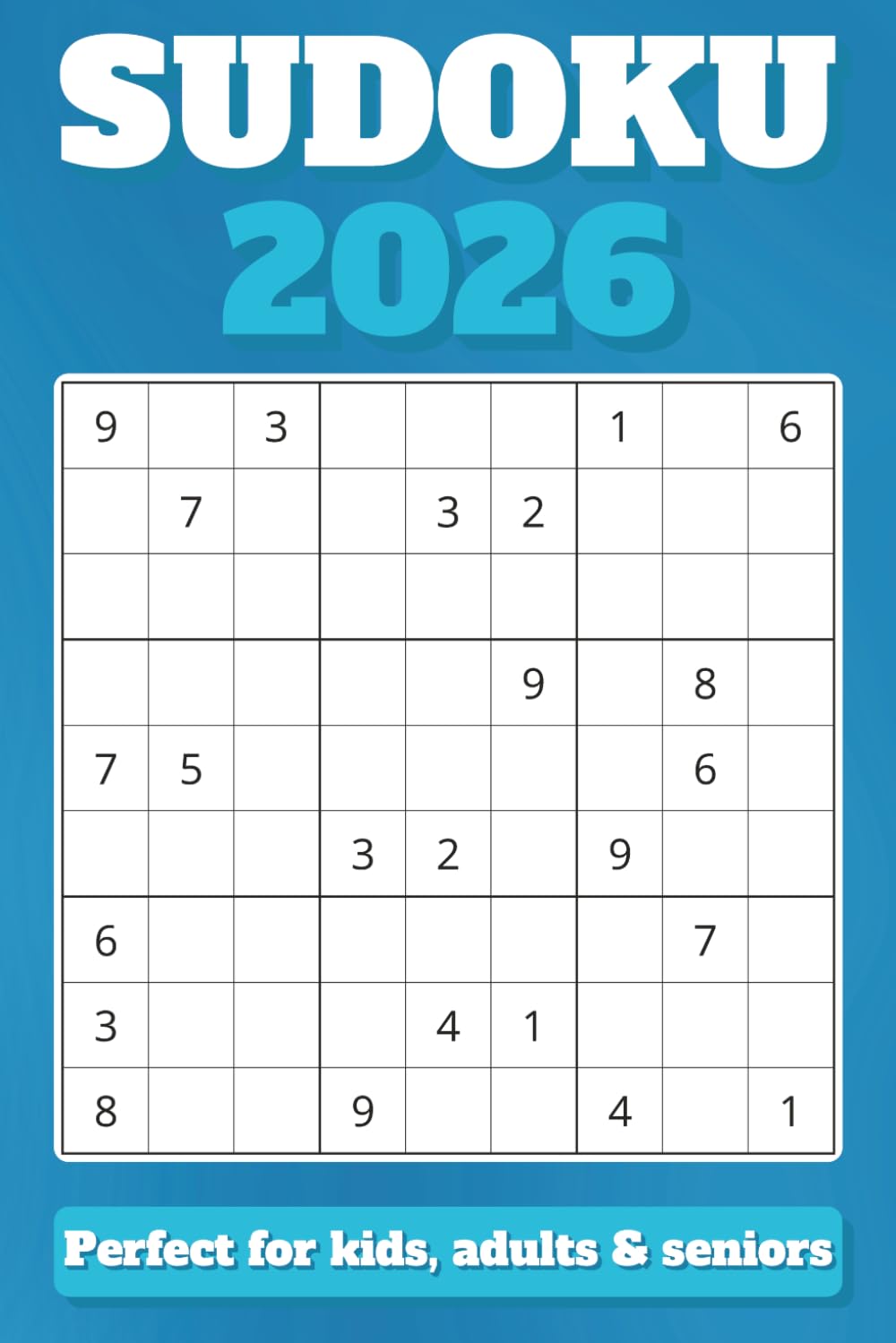2026 sudoku: Puzzle Book with Solutions | 60 puzzles | 120 pages | solutions included.