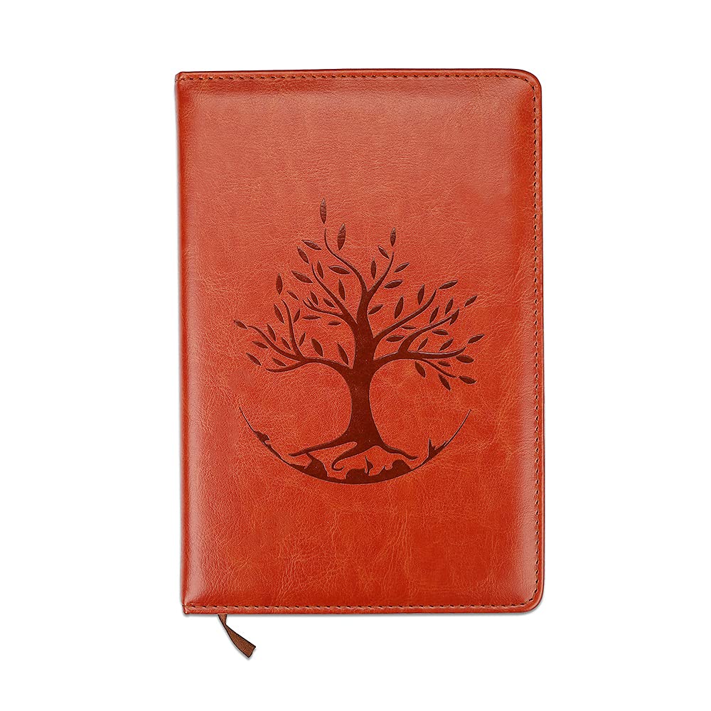 BEYONG Lined Refillable Vintage Writing Journal for Women, Leather Notebook/Travel Diary, Ruled Paper,Daily Use Gift for Teachers/Students
