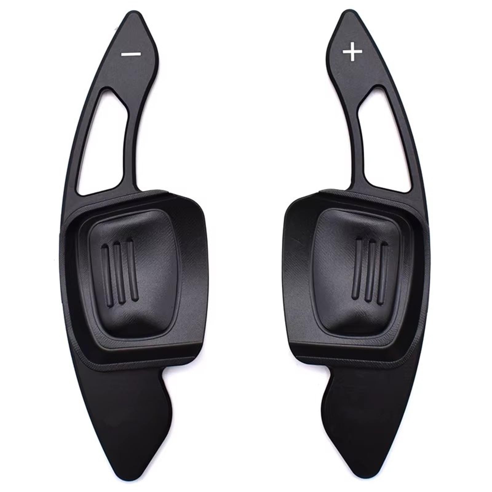 BWWIEZRS Compatible with VW for Touron 2017-2020 for Touareg for CC 2019-2020 Accessories Car Aluminium Steering Wheel Paddle Shifters Car Interior Modification Shift Paddles(Aluminum Black)