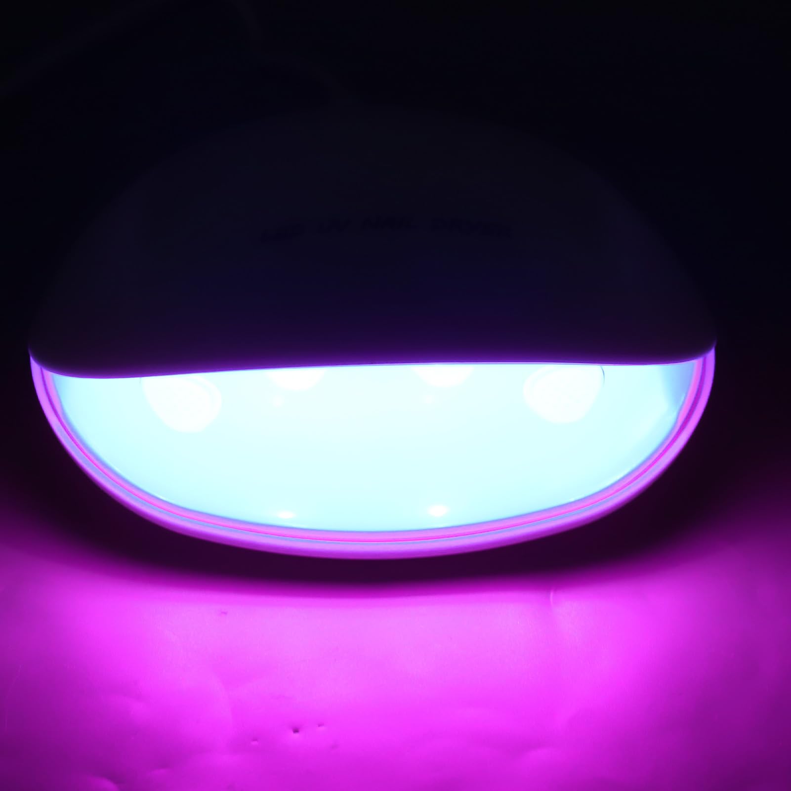 Lampada for Unghie a LED 48W for Uso Domestico/Salone - for polimerizzare Smalto Gel con 4 modalità Timer, Display LCD, Dimensioni Portatili,Lampada per Unghie(Pink)