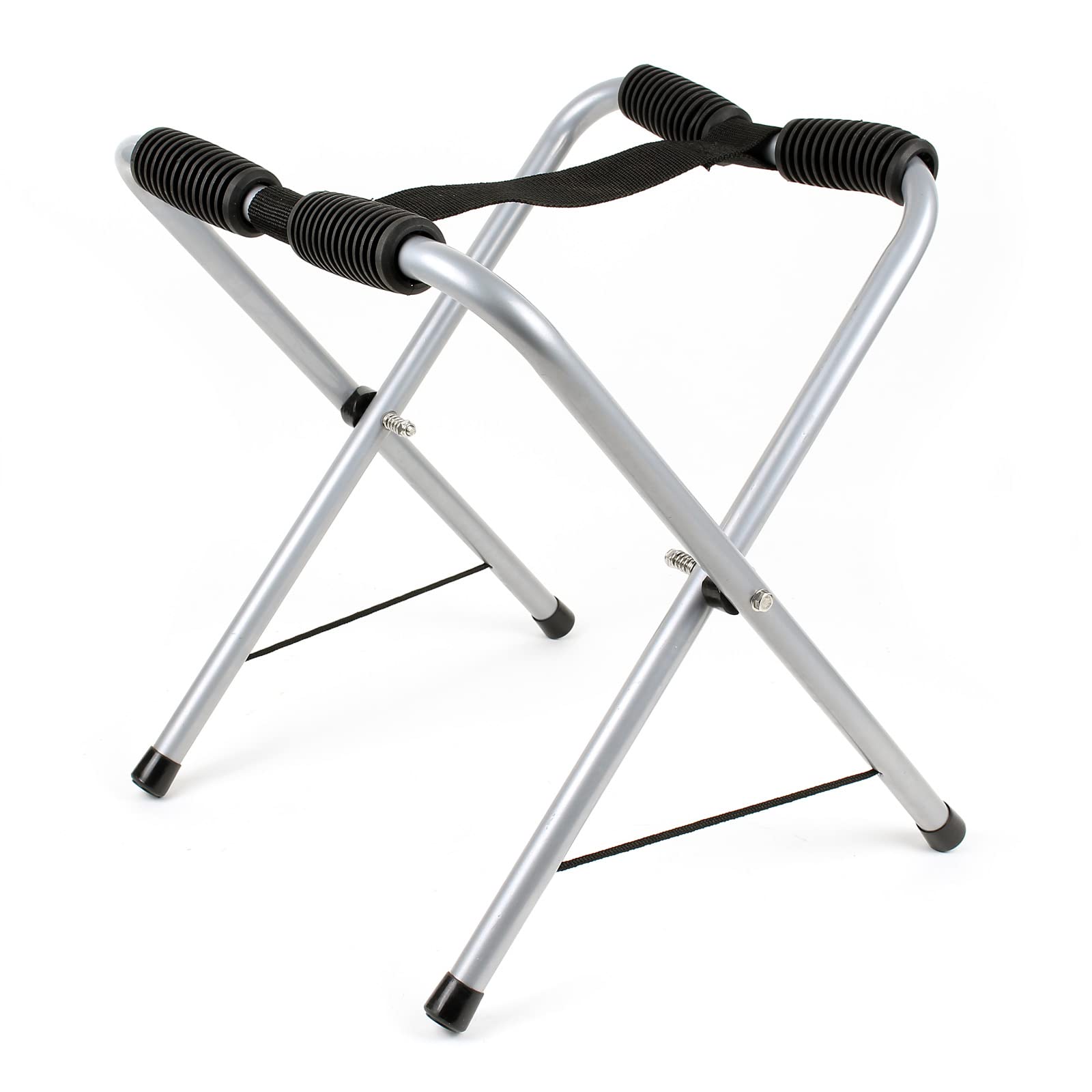 WilTec Rack de Rangement pour Kayak et canoë - 370 x 330 x 410 mm - Pliable - Support de Stockage en Aluminium pour Présentation Nettoyage Réparation Bateau
