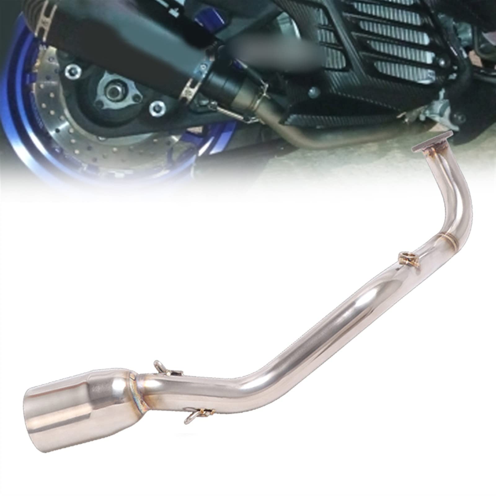 Tuyau d'échappement pour Yamaha Xmax 125 2021-2022 avec capteur H2O