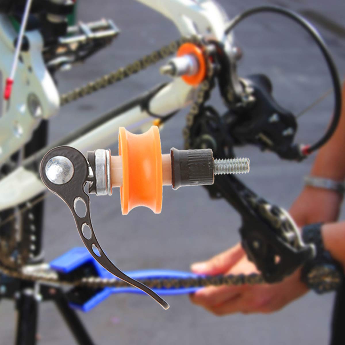 Vérificateur de chaîne de vélo de montagne Indicateur d'usure de chaîne Vérificateur de chaîne de vélo de montagne Indicateur d'usure de chaîne