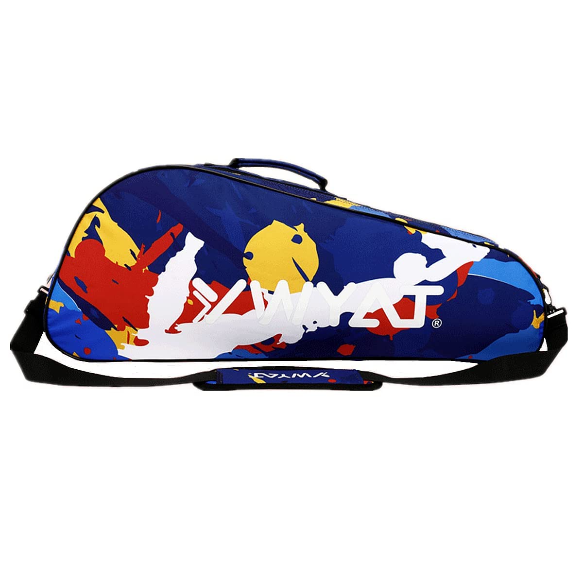 Sac de Badminton Tennis Imperméable à l'eau, Sac de Badminton pour 3-6 Raquettes de Badminton Tennis avec Fermeture éClair, Sac à Dos Sport Badminton,pour Hommes Femmes