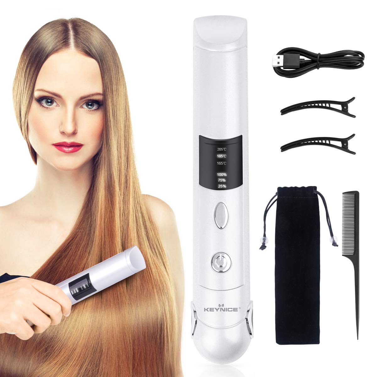 keynice cordless straighteners