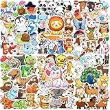 Autocollant Enfant 300 Pcs Stickers Animaux, Style Animaux Kawaii Jolie, Gommettes Enfants 3 4 5 Ans, Vinyle Autocollant Imperméable, Stickers pour Scrapbooking Journal Gourde Ordinateur Portable etc