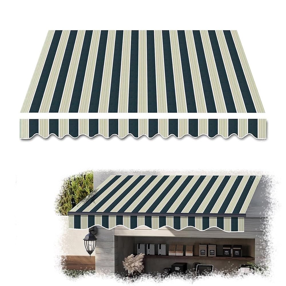 Toile de rechange pour store banne de patio | Ambiance ombragée et fraîche pour repas d'été