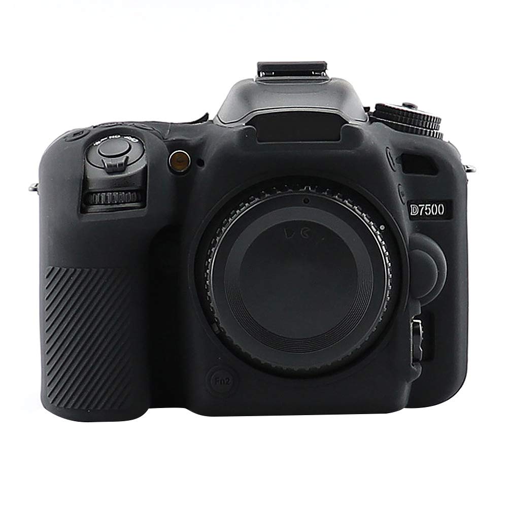 Funda para Nikon D7500, Funda para Nikon D7500, Otros Accesorios de Cámara para Nikon D7500 Funda para Cámara Funda de Silicona Suave Funda Protectora Negra