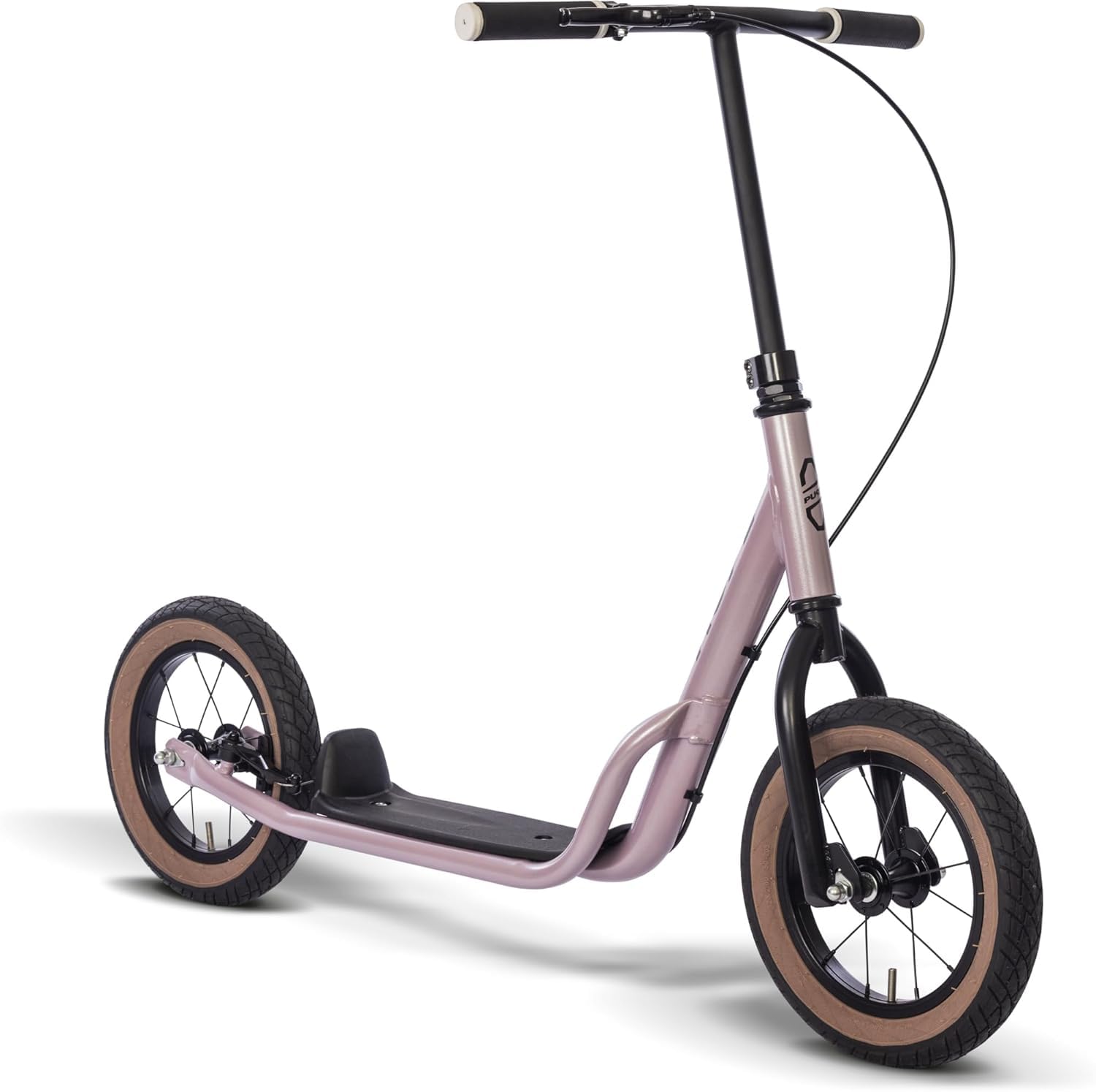 Puky Patinete R07 L | Patinete infantil con ruedas neumáticas | Altura ajustable para niños a partir de 4,5 años | Conducción segura gracias al freno V-Brake | Revestimiento en polvo resistente a los