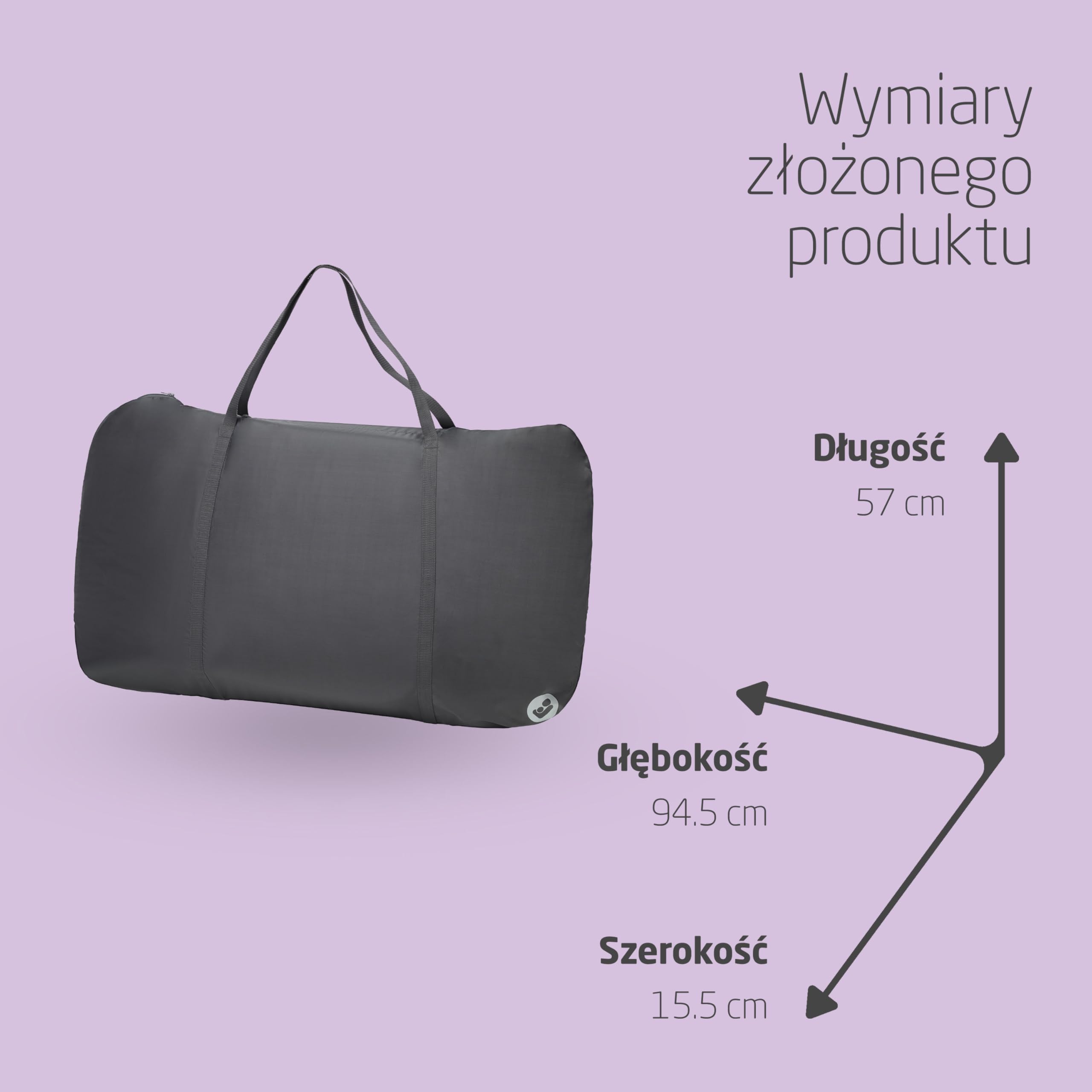 Maxi Cosi Iora² Dostawka do Łóżka, 0–6 Miesięcy (9 kg), Składane Lekkie Łóżeczko Dostawne, Materac CloudCore o Grubości 5 cm, 5 Wysokości, 2 Kółka, Łatwe Przesuwanie, Elegance Beige