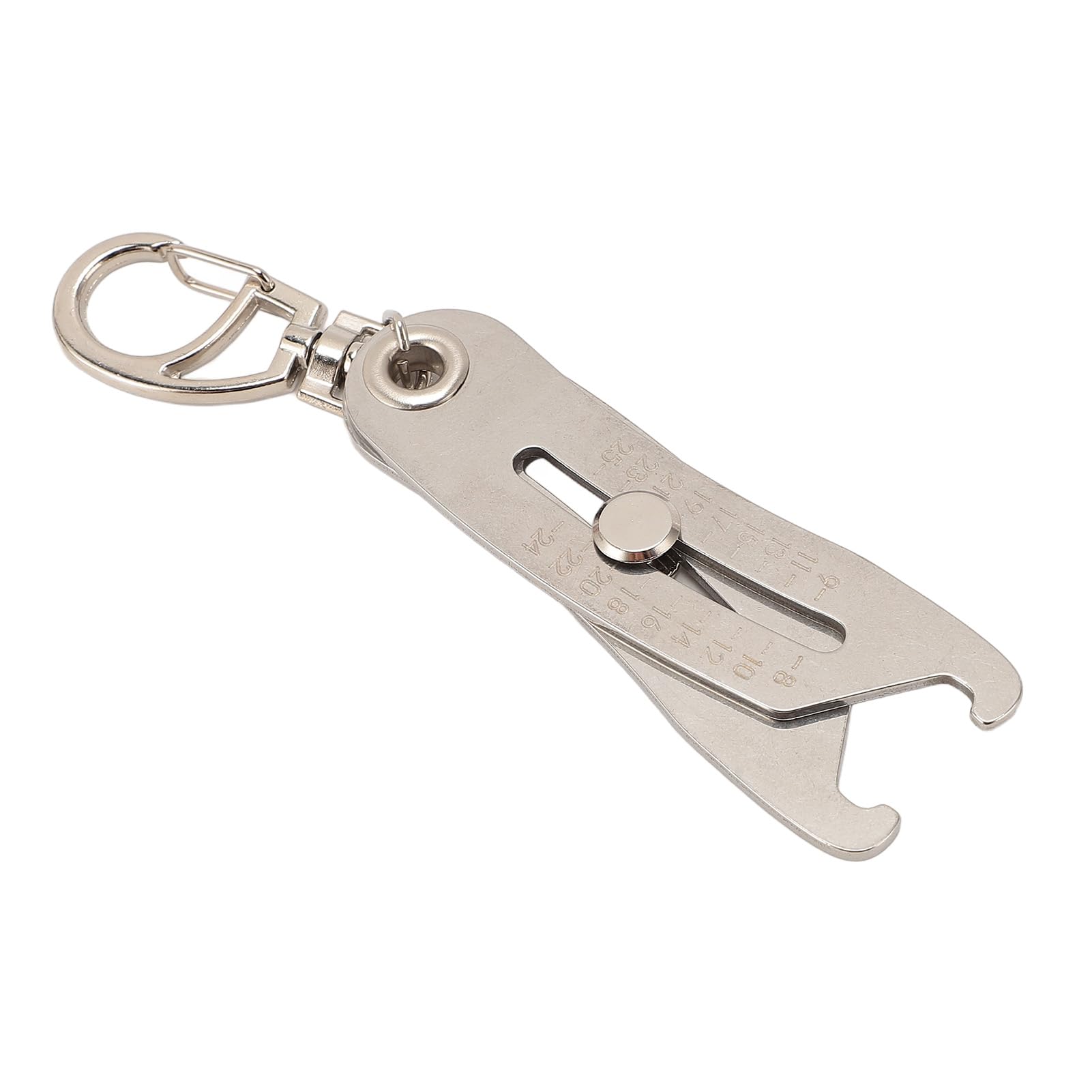 Screw/Fastener Size Finder Keychain, Portable Accurate Thread Size Checker Keychain Efficient Precise Practical Versatile for Verification