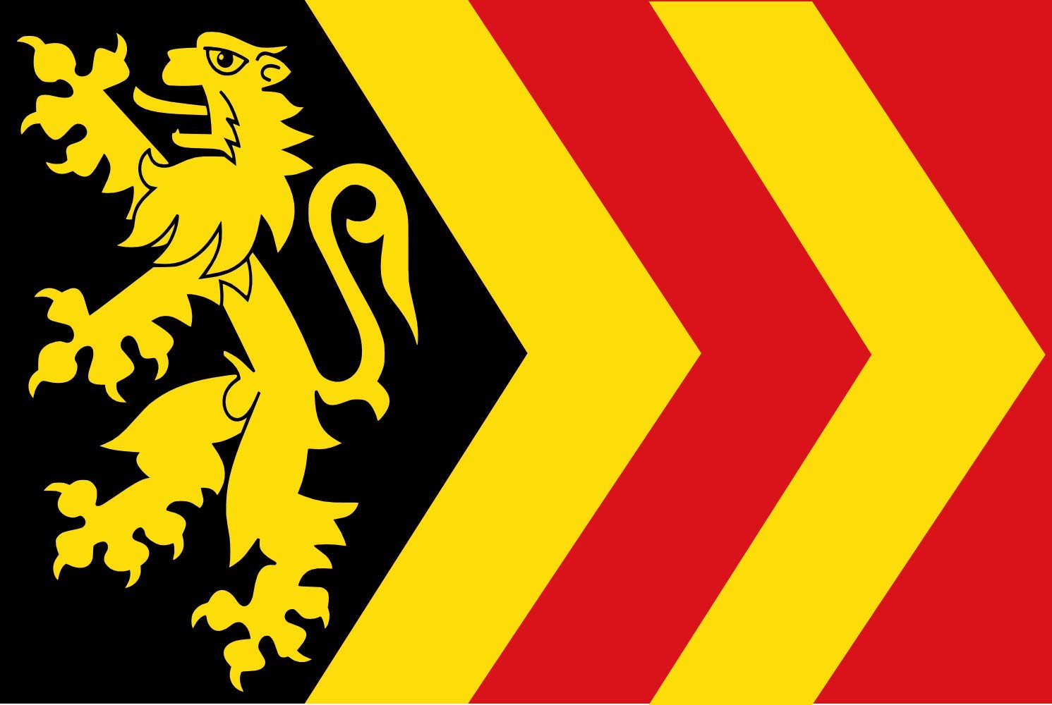 Drapeau Hoogeloon Hapert vlag municipal flag grand format extérieur