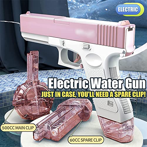 Pistola De áGua EléTrica, Alcance MáXimo 32 PéS,500cc+60ccAlta Capacidade Pistola De áGua Pistola De