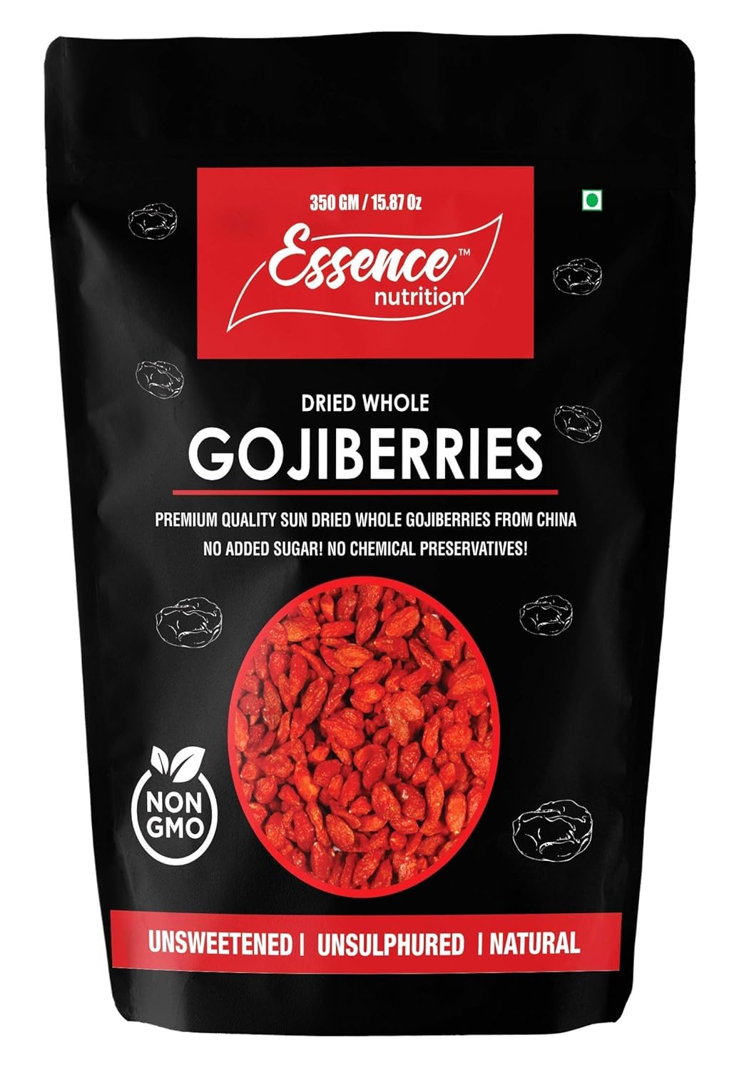 Essence Nutrition Certified Organic Goji Berry (200 Grams) - Unsweetened, Unsulphured Goji Berries - Goji Berry Dry Fruit (B0CV7WQJ5G) Amazon Price History, Amazon Price Tracker