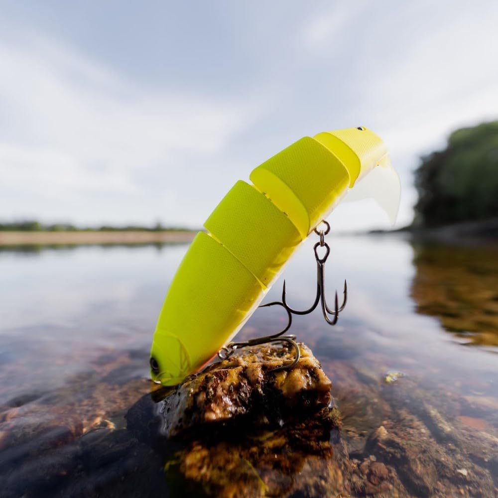 Swimbait Leurre articulé flottant géant appât 245 Leurre flottant pour gros appâts Bass Catfish Leurre dur 245 Leurre