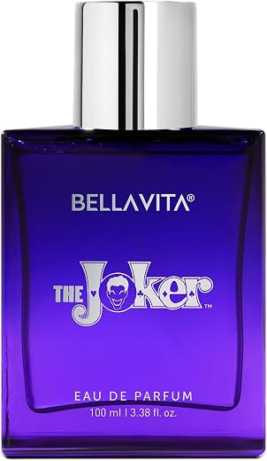BELLAVITA The Joker | Long Lasting EDP 100ml Perfume for Man | Red Fruits, Patchouli, Moss | Premium Fragrance for Men