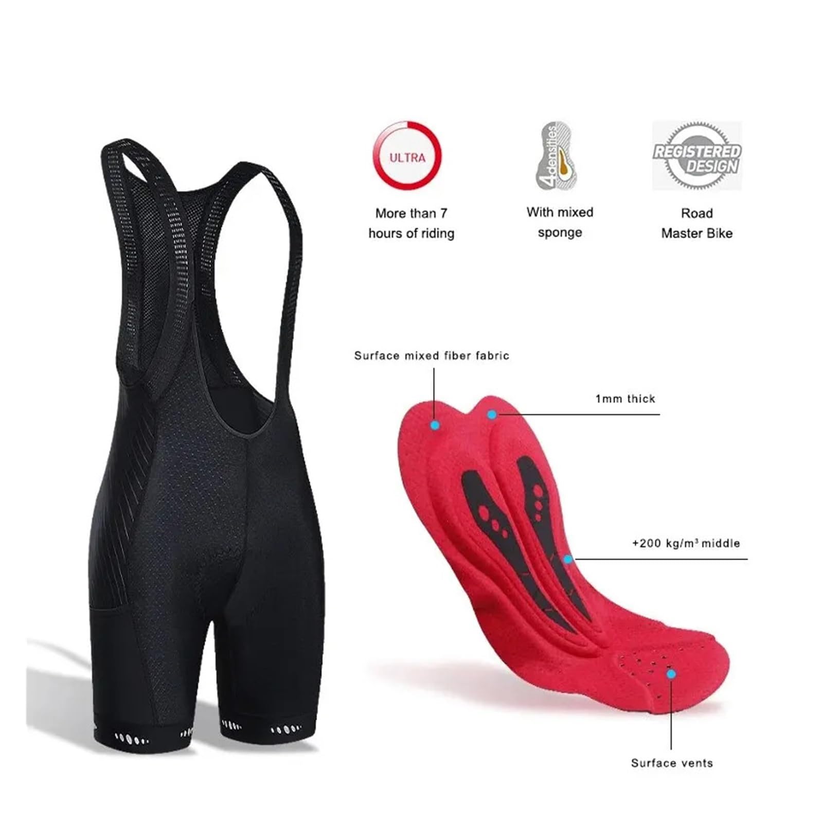 Pantaloncini Da Ciclismo Pantaloncini da ciclismo con imbottitura in gel 5D MTB traspiranti ad asciugatura rapida Dropshipping Pantaloncini da bici da strada e mountain bike Adatto per lunghe pedalate