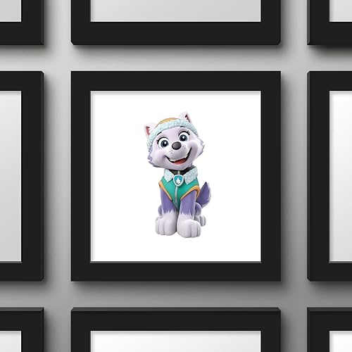 Miniatura 3 de Trends International Gallery Pops Nickelodeon PAW Patrol - Póster de pared del Everest, 12 x 12 pulgadas, versión enmarcada en negro