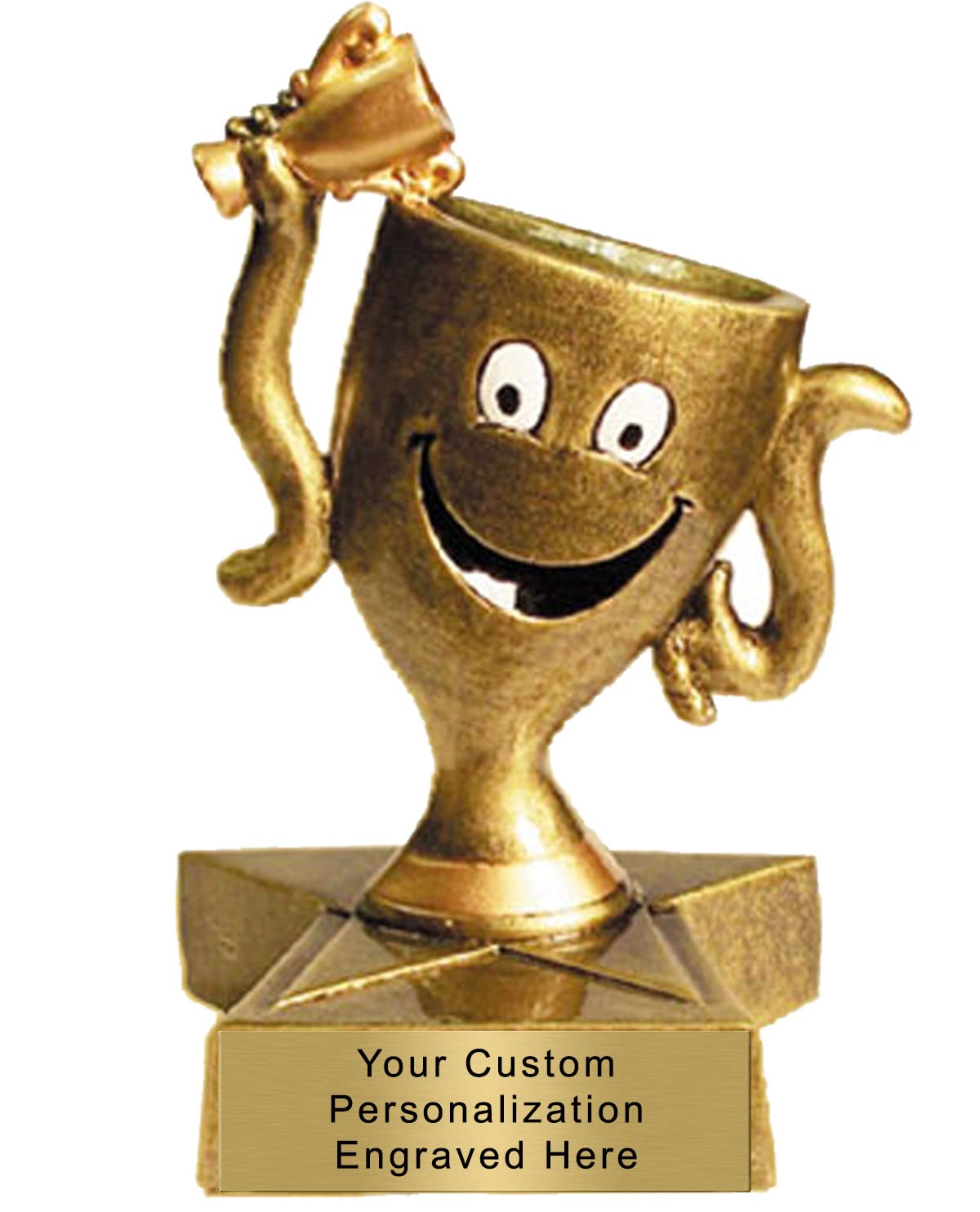 K2AWARDS Little Buddy Cup Trophy - 5 inch Custom Award with Engraved Plate