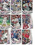Texas Rangers/Complete 2017 Topps Series 1 & 2 Baseball Team Set!