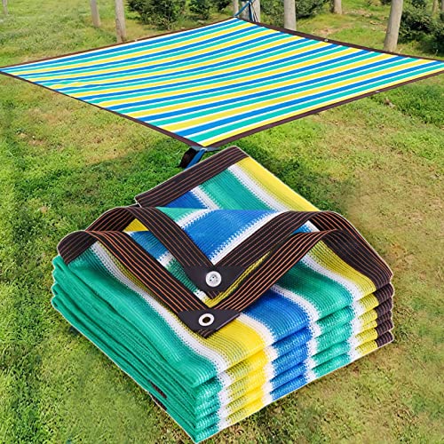 Toldo Vela de Sombra 10x18m Rectangular HDPE Transpirable, Protección Rayos UV, Tasa de sombreado 90 para Invernadero,Cobertizo de Estacionamiento,Jardín o Perrera