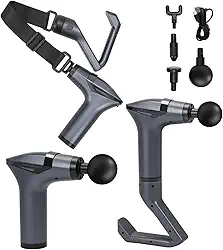 Relaxe Seus Músculos, Massageador Eletrico, Pistola Massageadora, Massageador Corporal, Multifuncional, Alça Estendida, Alça para As Costas