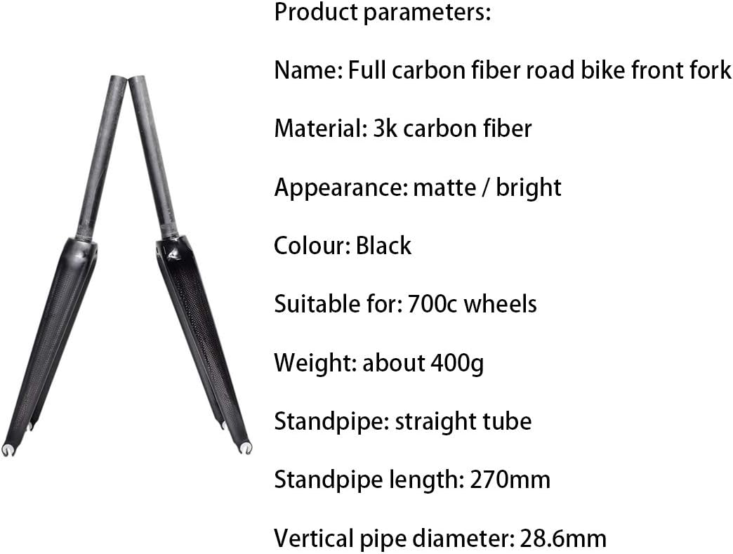 マウンテンバイクカーボンフォーク 自転車カーボンファイバーフロントフォークロードバイクハードフォーク 700C テーパー 1-1/2  マウンテンバイクカーボンフォーク 自転車カーボンファイバーフロントフォークロードバイクハードフォーク 700C テーパー 1-1/2 BXT フル  ...