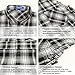 LOGEEYAR Sleeveless Plaid Shirt Men Vest Shirts Button Down Flannel Casual Shirt Black