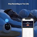 EZVIZ 2K Starlight 360 Caméra de sécurité intérieure pour la maison, Caméra pour animaux de compagnie avec application téléphonique, suivi automatique, détection humaine, 2-Way Audio, travailler avec Alexa, C6c 2K