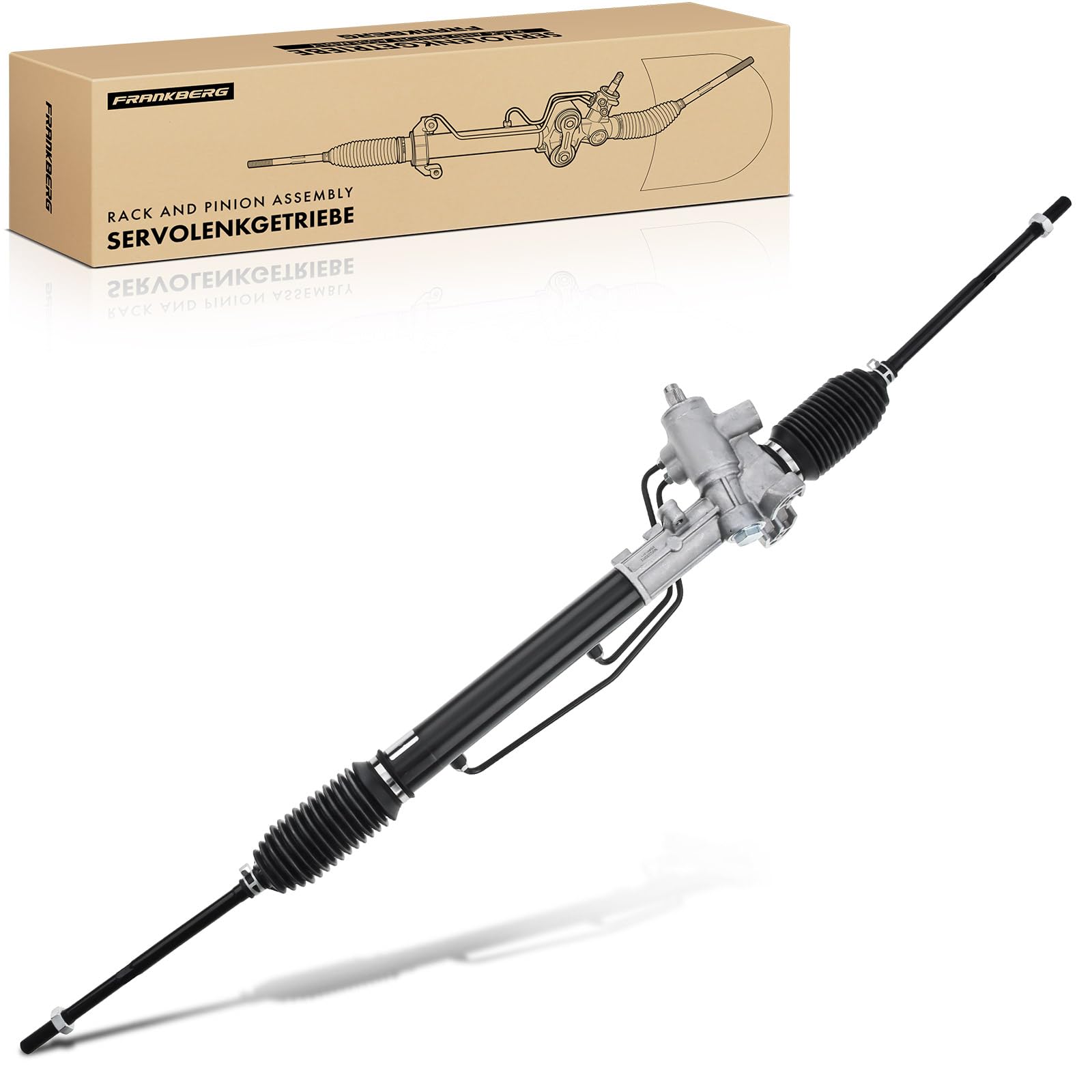 Frankberg Lenkgetriebe Servolenkgetriebe Hydraulisch für Linkslenker Kompatibel mit Corrado 53I 1.8L-2.0L 1988-1995 Golf II 19E 1G1 1.0L-1.8L 1983-1992 Toledo I J.e.t.t.a II Replace# 191422804A