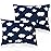 Biloban Toddler Pillow for Sleeping, Kid Pillows 14 x 19 for Small Travel Bed, Nap Pillow, Soft & Skin-Friendly Small Pillows for Sleeping, Toddler Use Only, Age 2 to 5, 2 Pack (Navy Cloud)