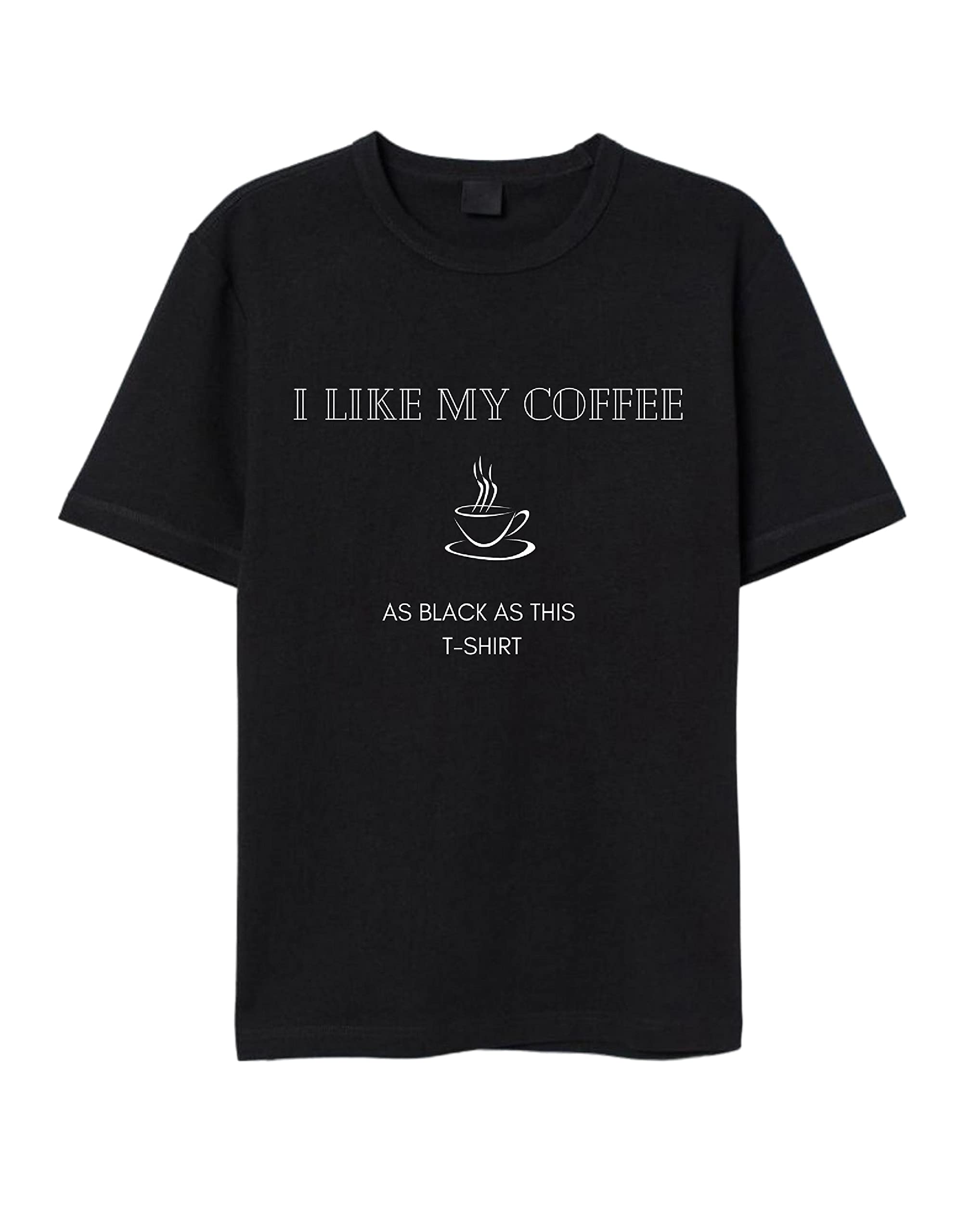 GenericUnisex Adults' Coffee T-Shirt, Black