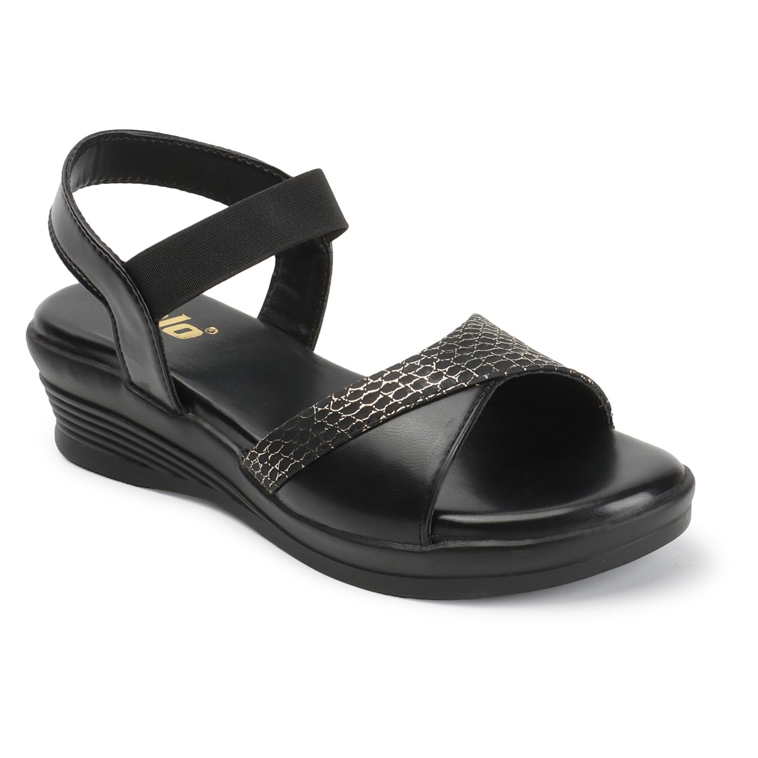Colo Soft Bottom Sandal For Womens And Girls|Comfortable Wedge Heel Sandal for Womens VN-3 Black Size 6 (B0CW1N9CVL) Amazon Price History, Amazon Price Tracker