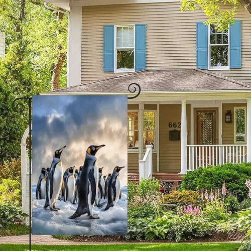 Bandera de jardín resistente a todo clima para patios exteriores y decoración navideña 6