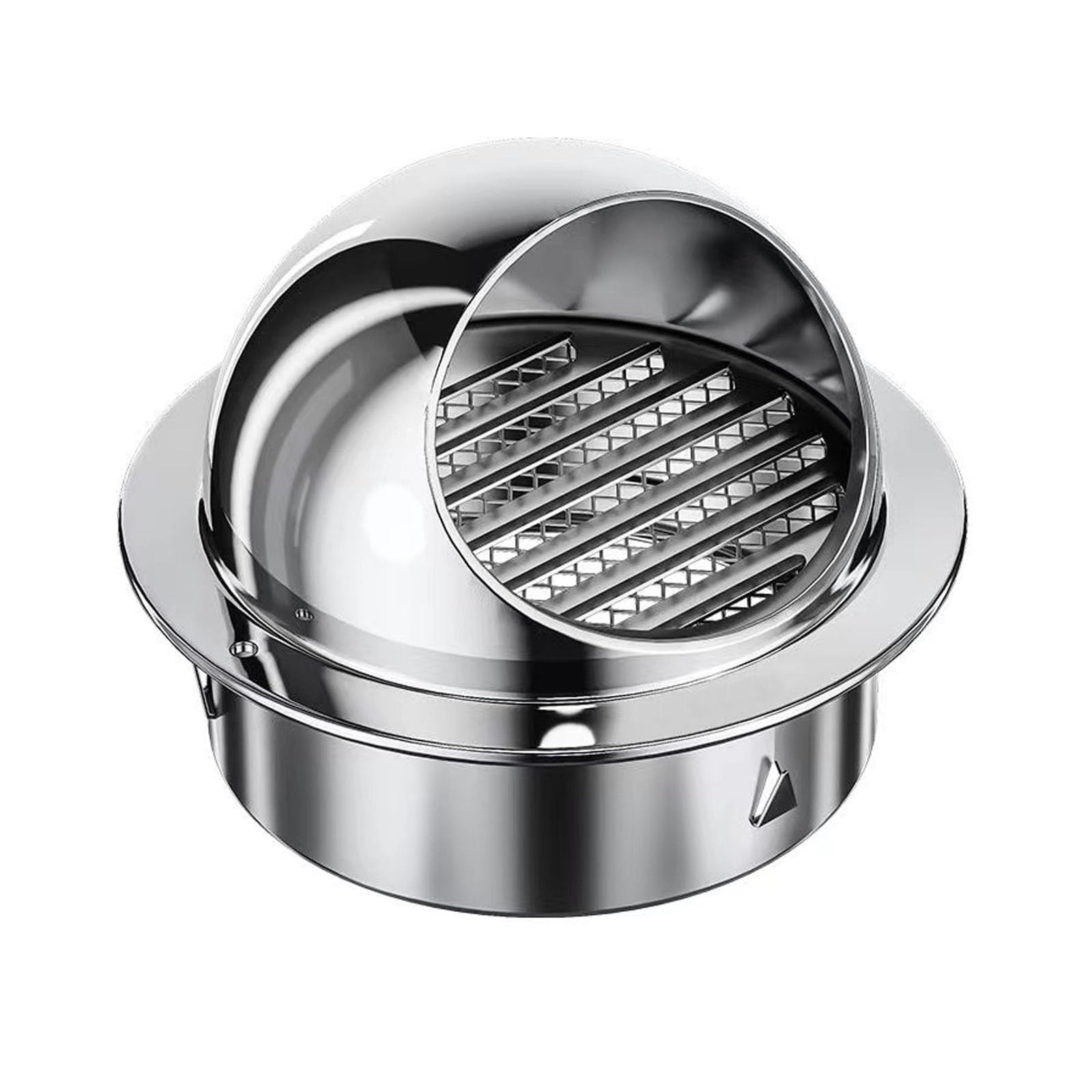 Rejilla De Ventilación para Chimenea, Tapa De Chimenea De Acero Inoxidable, Campana De Pared con Malla Resistente A La Intemperie, Adecuada para La Ventilación (D-13.7)
