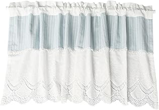 FUNOMOCYA 1 Peça Cortinas Transparentes De Renda Painéis Transparentes Cortinas Sombra De Porta Para Janela De Porta Cortinas De Bolso Cortinas De Janela Transparente Estilo Tira Cortinas