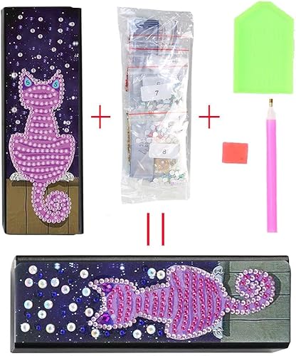 Miniatura 7 de Leatrice Diamond Art - Estuche para lentes de sol, organizador de lentes de sol para mujeres y hombres