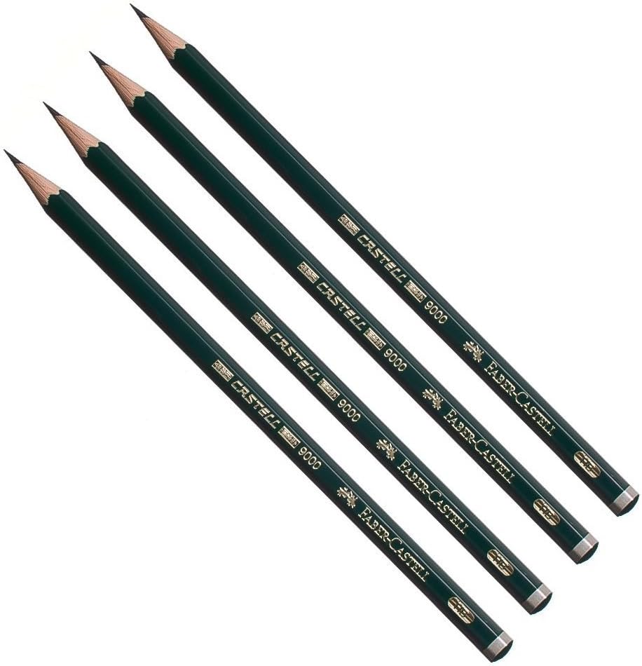 Faber-Castell Miscellaneous Castell 9000 Graphite Pencil, Pencil, 5H, for Art, Craft, Drawing, Sketching, Home, School, University, Colouring