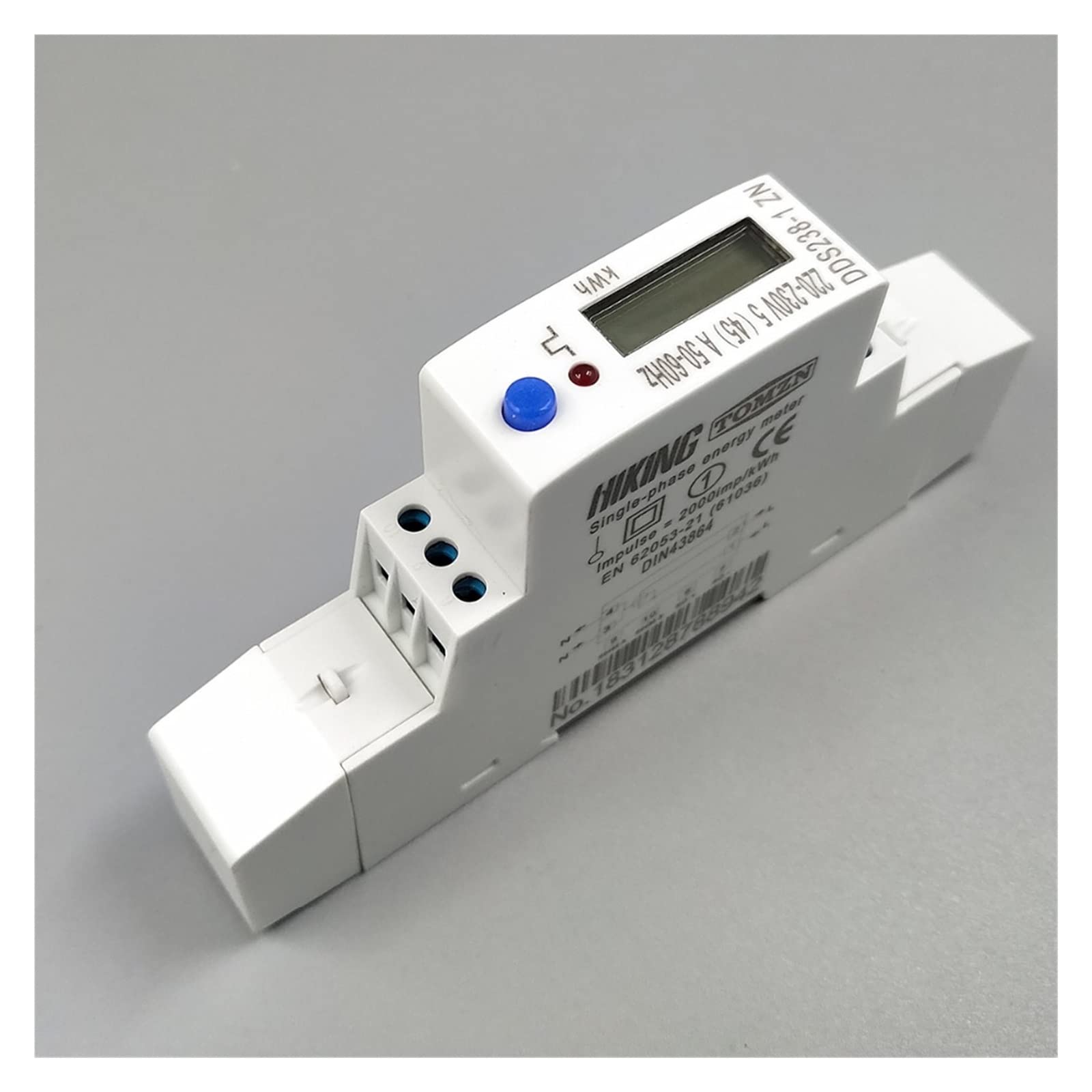 Compteur d'énergie monophasé RS485 pour identifier les fuites de courant et économiser