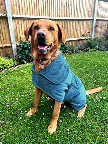 Mountain Paws Dog Drying Robe, Blue, Large - Image 3