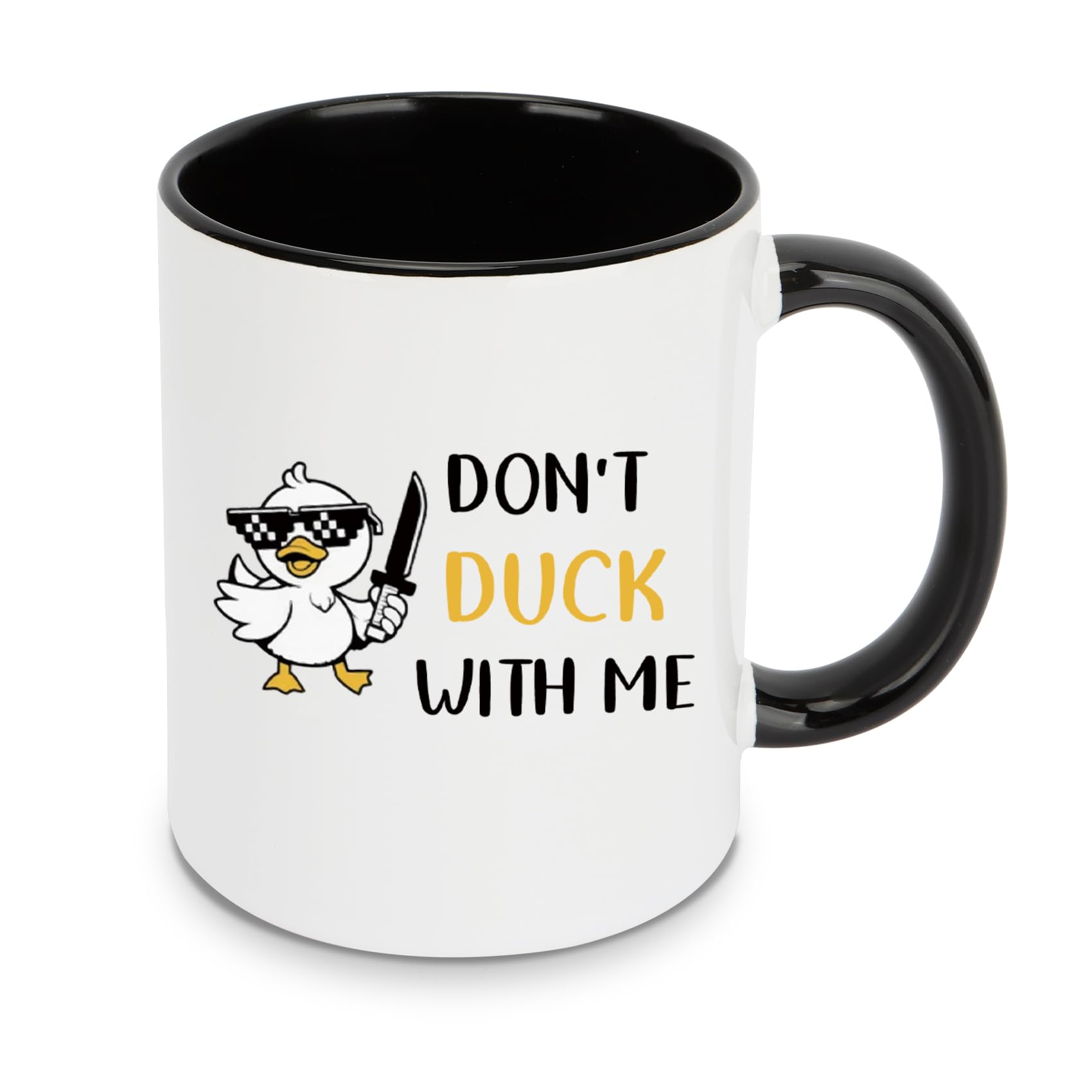 Hroanc Duck Gifts for Duck Lover Ceramic Mug Graduation Gifts for Animal Lovers Funny Ducks Themed Gift for Birthday Christmas Easter Graduation Mothers Day Fathers Day Gag Novelty Gift for Men Women