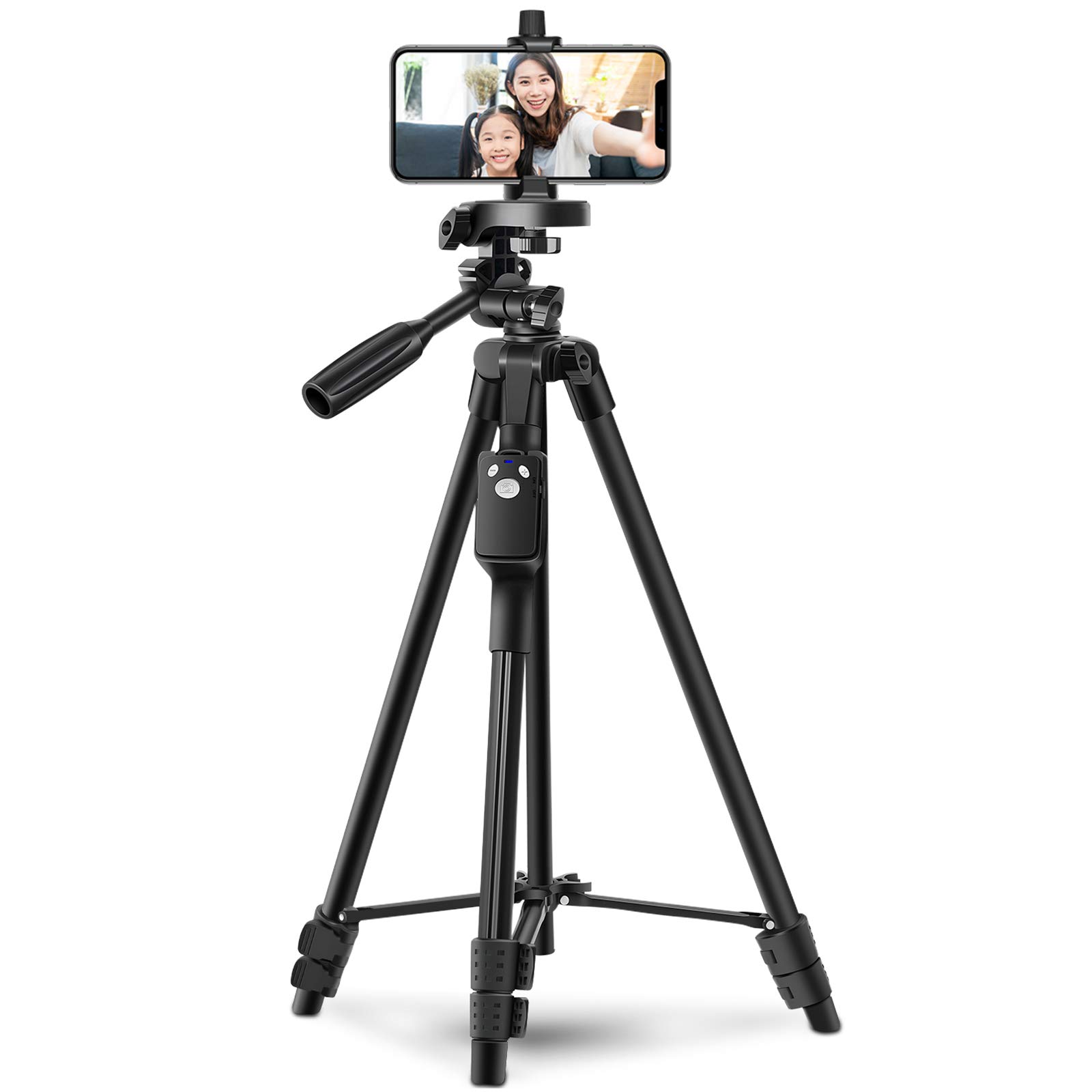 Amazon.co.jp: 三脚 スマホ三脚 リモコン付き ビデオカメラ 一眼